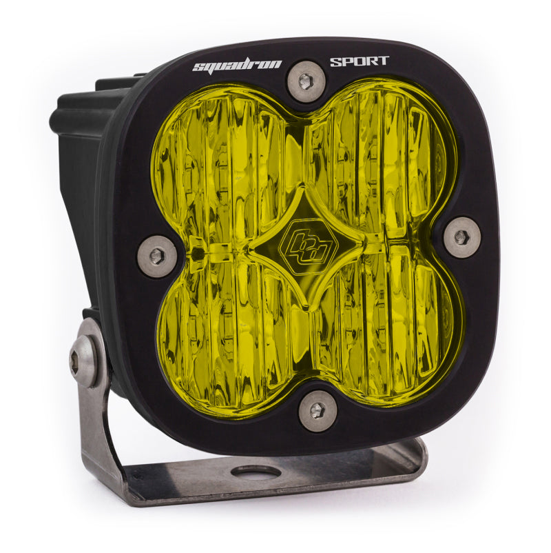 Baja Designs Squadron Sport Wide Cornering LED Light Pod - Amber