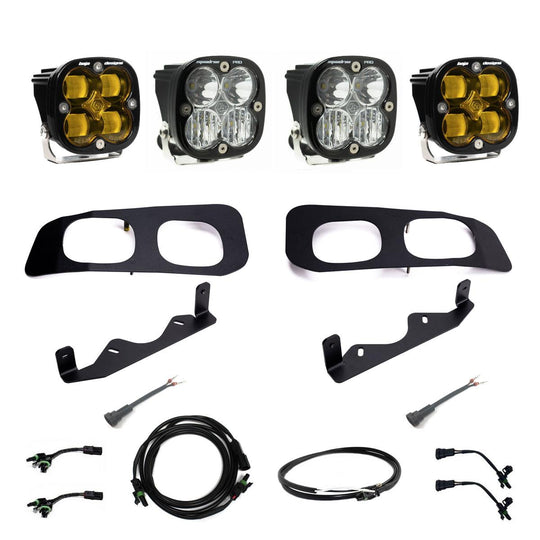 Baja Designs Squadron SAE/Pro Fog Pocket Kit - 2023+ Ford F-250, F-350 Super Duty w/Upfitter