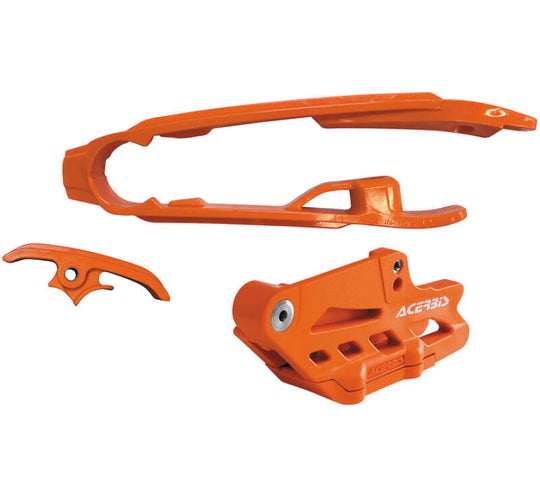 Acerbis Chain Guide/Slider Kit - 16-22 KTM/Husq / GG - 16 Orange