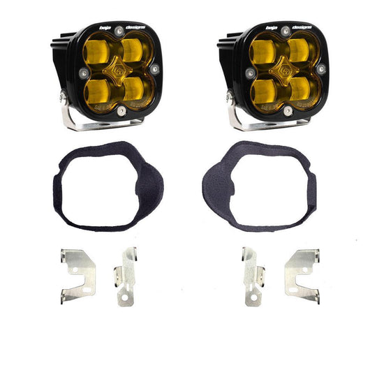 Baja Designs Squadron SAE Fog Pocket Kit Amber - 2014-2018 Mercedes Sprinter Van