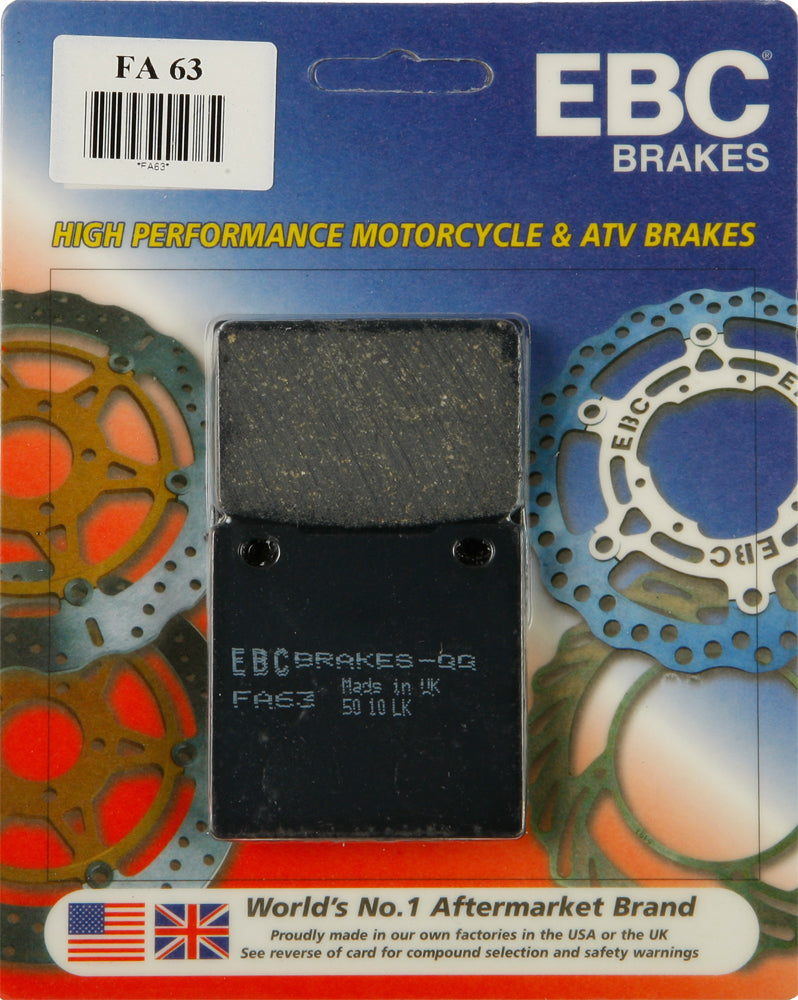 EBC Standard Brake Pads FA63 Organic