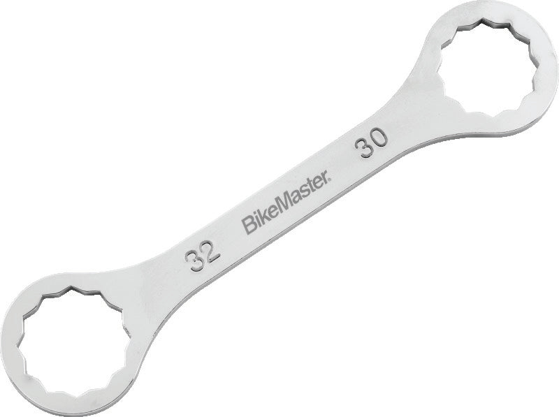BikeMaster Steering Stem and Fork Cap Wrench - 30mm 12-pt x 32mm 12-pt