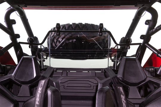 Seizmik Poly Rear Windshield UV Resistant - Polaris RZR Pro XP 2020-2026