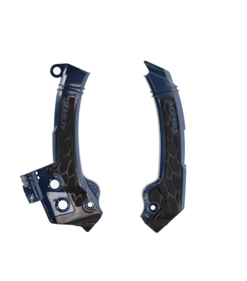 Acerbis X-Grip Frame Guards - 23+ Husq FC/FX/TC/FE/TE - Blue/Blk
