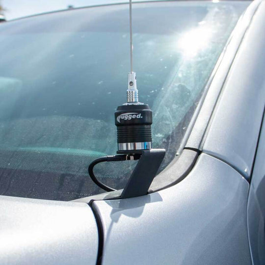 Rugged Radios A-Pillar Antenna Mount Kit - Ford/Chevy/GMC/Dodge/Ram Trucks