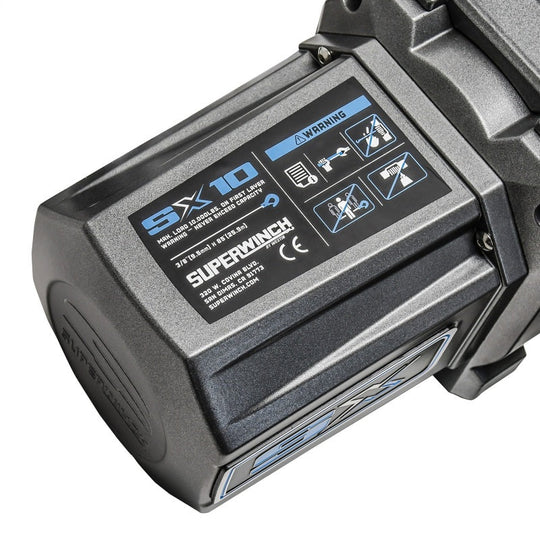 Superwinch SX 10000SR Synthetic Rope Winch - 10,000 lb