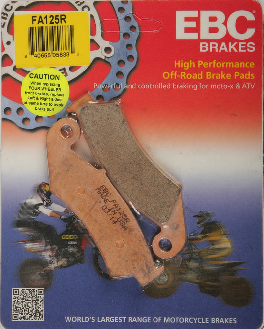 EBC Brake Pads FA125R Sintered