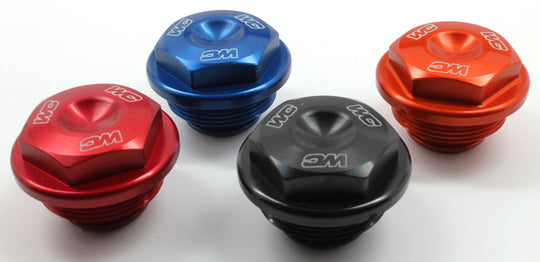 Works Connection Rear Master Cylinder Cover Blue