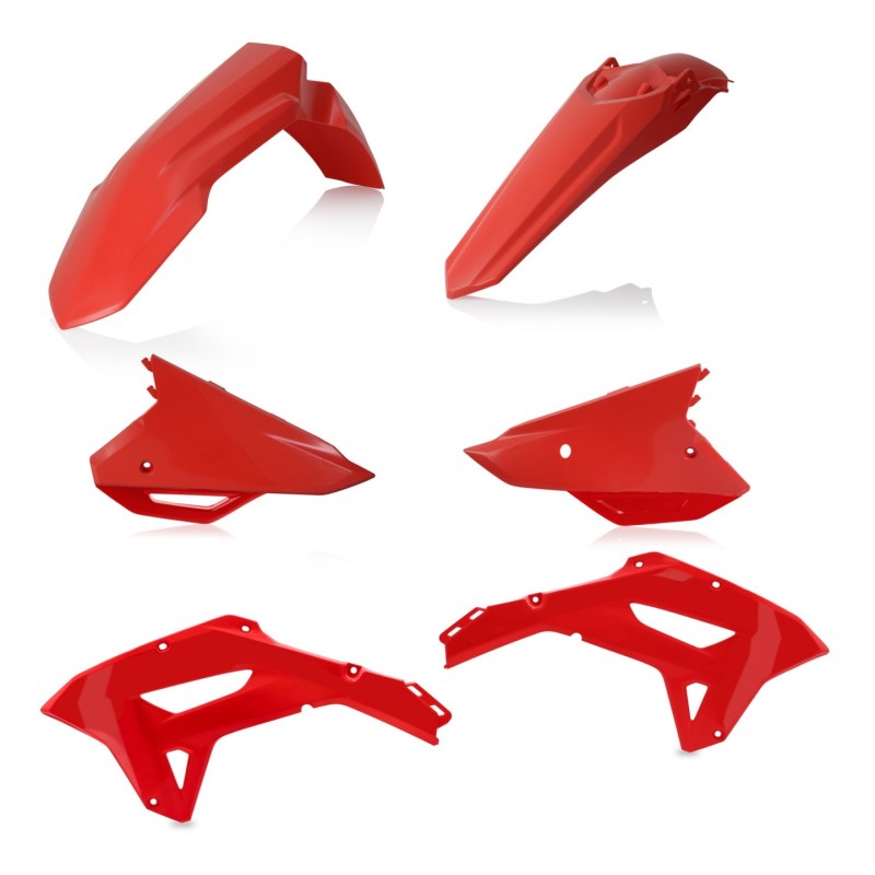 Acerbis Plastic Kit - 22-23 Hon CRF250RX / 21-23 CRF450RX - Red