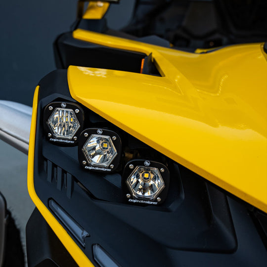Baja Designs Triple S1 Unlimited Headlight Kit - 2024+ Can-Am Maverick R