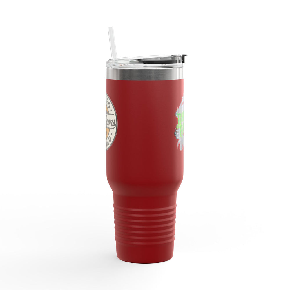 40oz Insulated Travel Mug — 'Dune Goons' Desert Racing Logo Tumbler