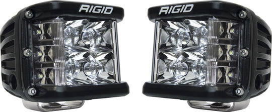 Rigid D-SS Series Pro Side Shooter LED Pods - Pair - Spot