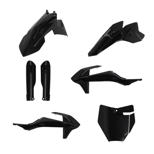 Acerbis Full Plastic Kit Black Gas/KTM
