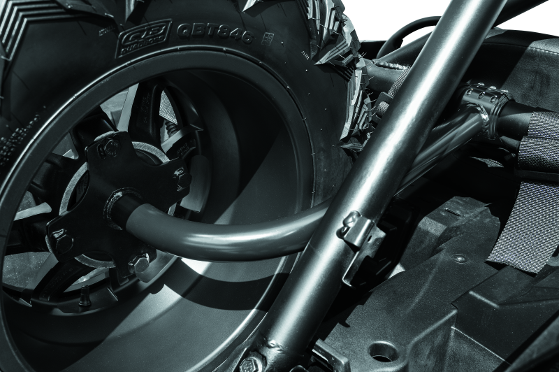 DragonFire Racing Spare Tire Carrier - 2014-2022 Polaris RZR XP