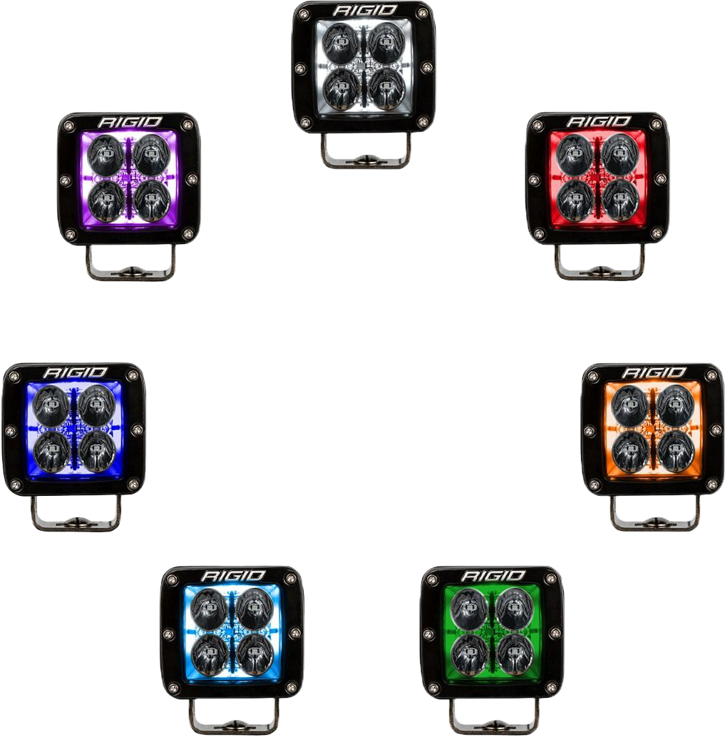 Rigid Radiance+ RGBW LED Pod Lights - Pair