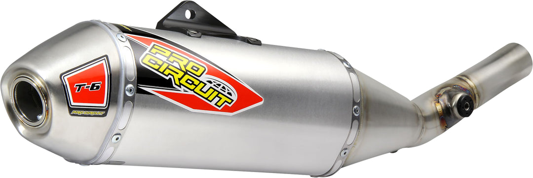 Pro Circuit T-6 Stainless Slip-On - Kawasaki KX250F/X 2021-2024