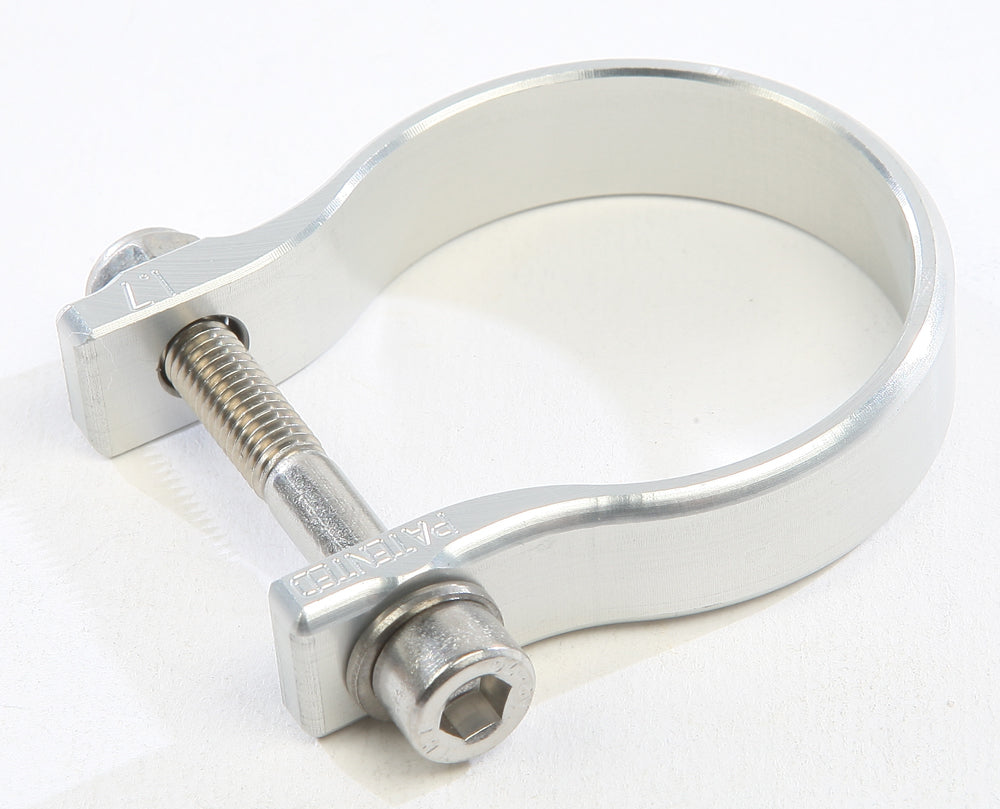 Axia Alloys Roll Bar Strap Clamp - UTV Roll Cage Mounting Clamp - 1.7 in / Silver