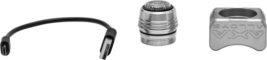 Axia Alloys Rechargeable LED Dome Light - Roll Cage Clamp Mount - Silver