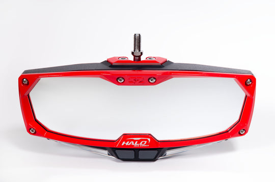 Seizmik Halo Mirror Color Bezel - Billet / LED / Cast - Red