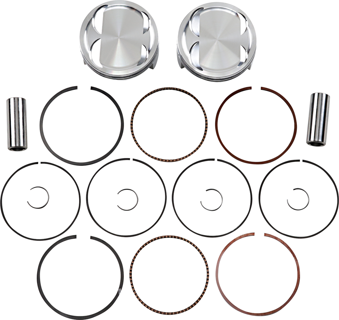 JE Pistons Piston Kit - Suzuki SV 650 99-10 / DL650 07-09/11 - 81.00 mm 12.0:1 CR