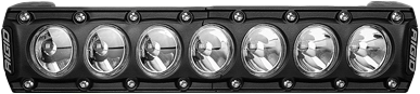 Rigid Revolve LED Light - White Backlight - 10 in Light Bar