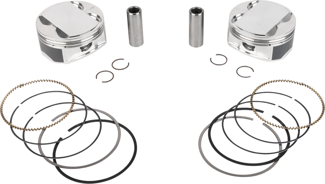 JE Pistons Piston Kit - Harley-Davidson Milwaukee-Eight 108 - 4.125" Bore 4.500" Stroke 11.5:1 CR 108" M8