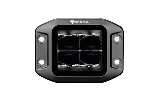 Open Trail Stealth Series LED Pod Lights - Pair - 4 in Flush Mount Spot