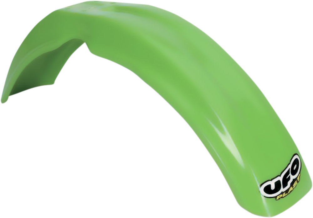 UFO Plast Front Fender Green - Kawasaki KX100 1995-2013