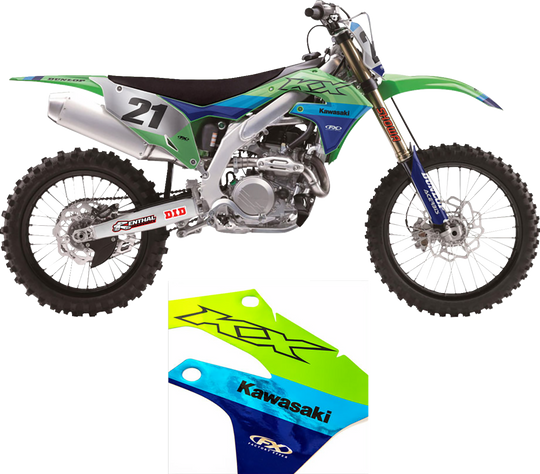 Factory Effex Candy Chrome Series Trim Graphics Kit - Kawasaki KX450F 2016-2018