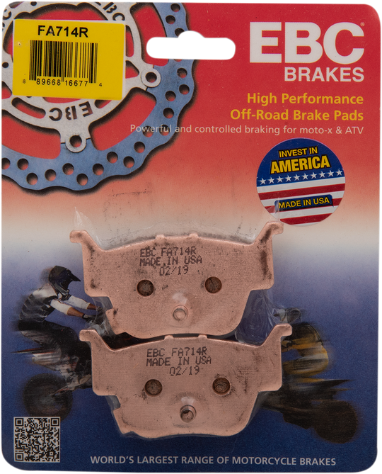 EBC Sintered "r" Brake Pads - Honda Pioneer and More