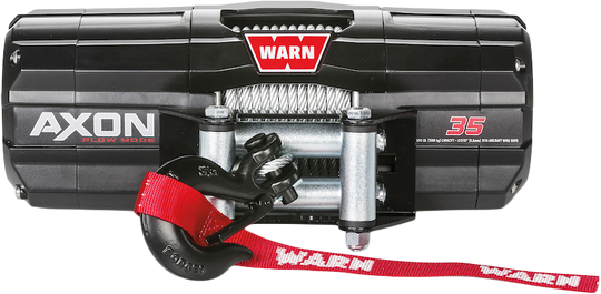 Warn AXON 35 Plow Mode Winch - 3500 lb Steel Rope ATV / UTV