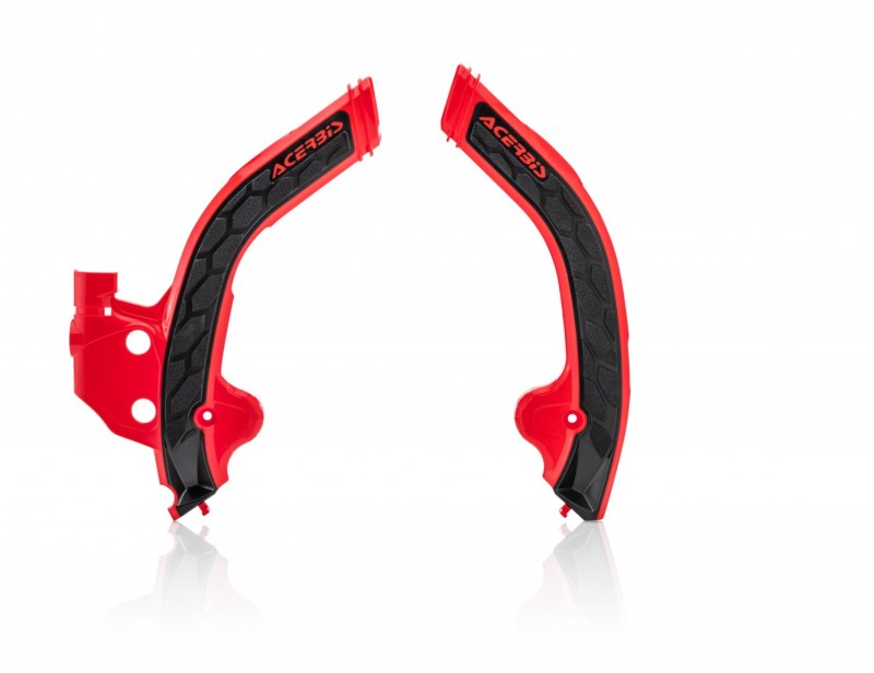 Acerbis X-Grip Frame Guards - 20-23 Beta RR 2T/4T - Red/Black