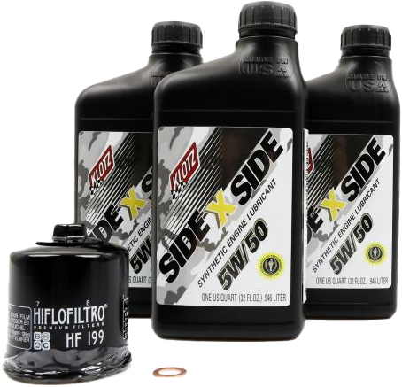 Klotz Side X Side Oil Change Kit 5W50