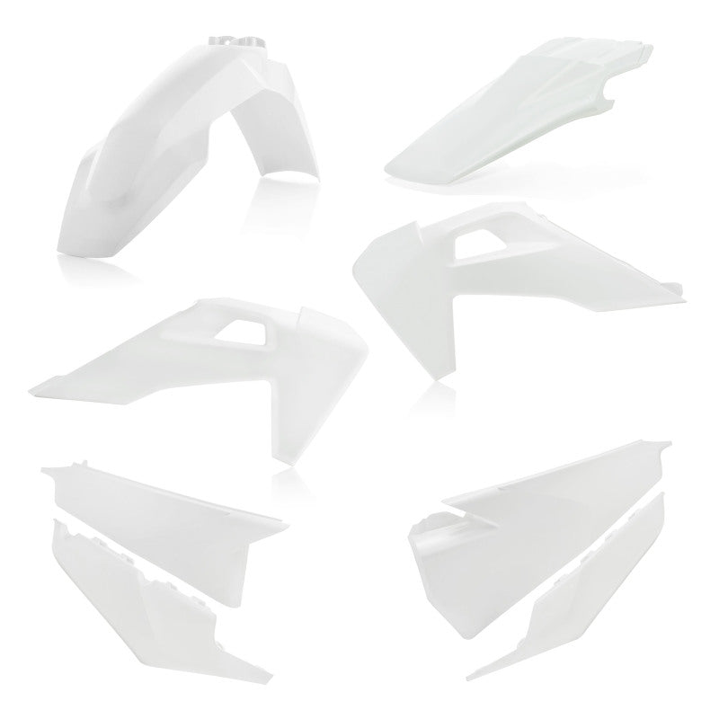 Acerbis Plastic Kit - 19-22 Husq TC/FC/FX 125-450 / TX300 - White