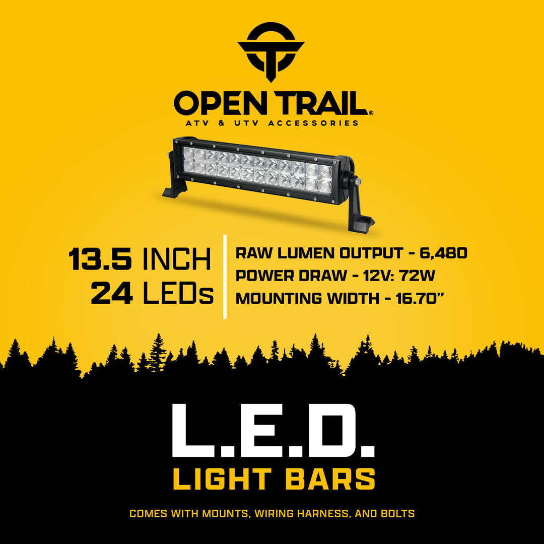 Open Trail Dual Row LED Light Bar - Combo Beam