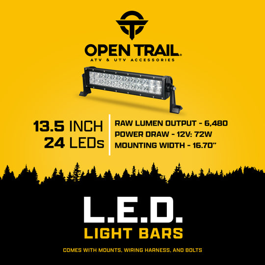 Open Trail Dual Row LED Light Bar - Combo Beam