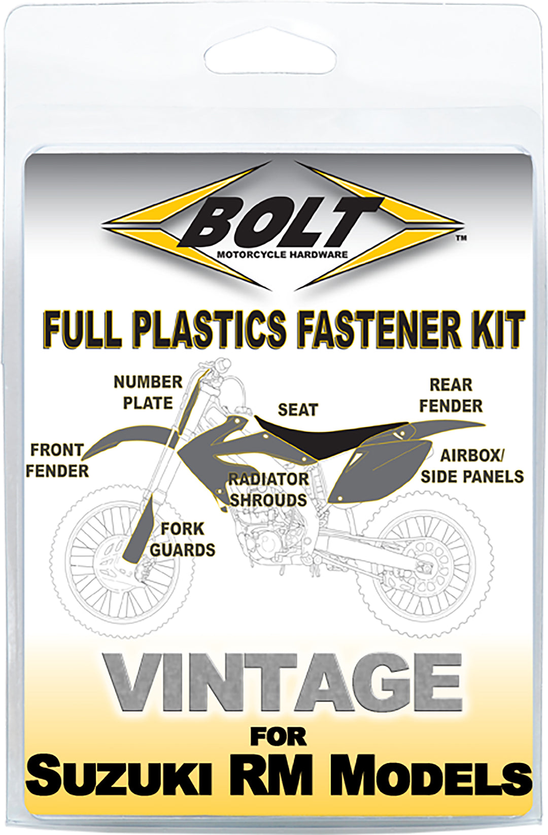 Bolt Full Body Work Fastener Kit SUZ-9600104