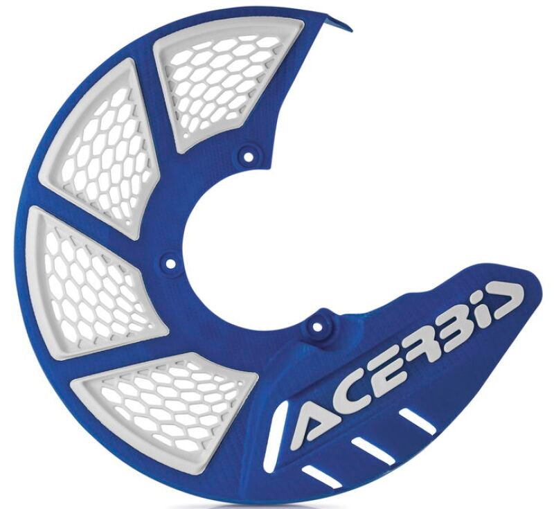 Acerbis X-Brake Vented Disc Cover - Universal - Blue/White