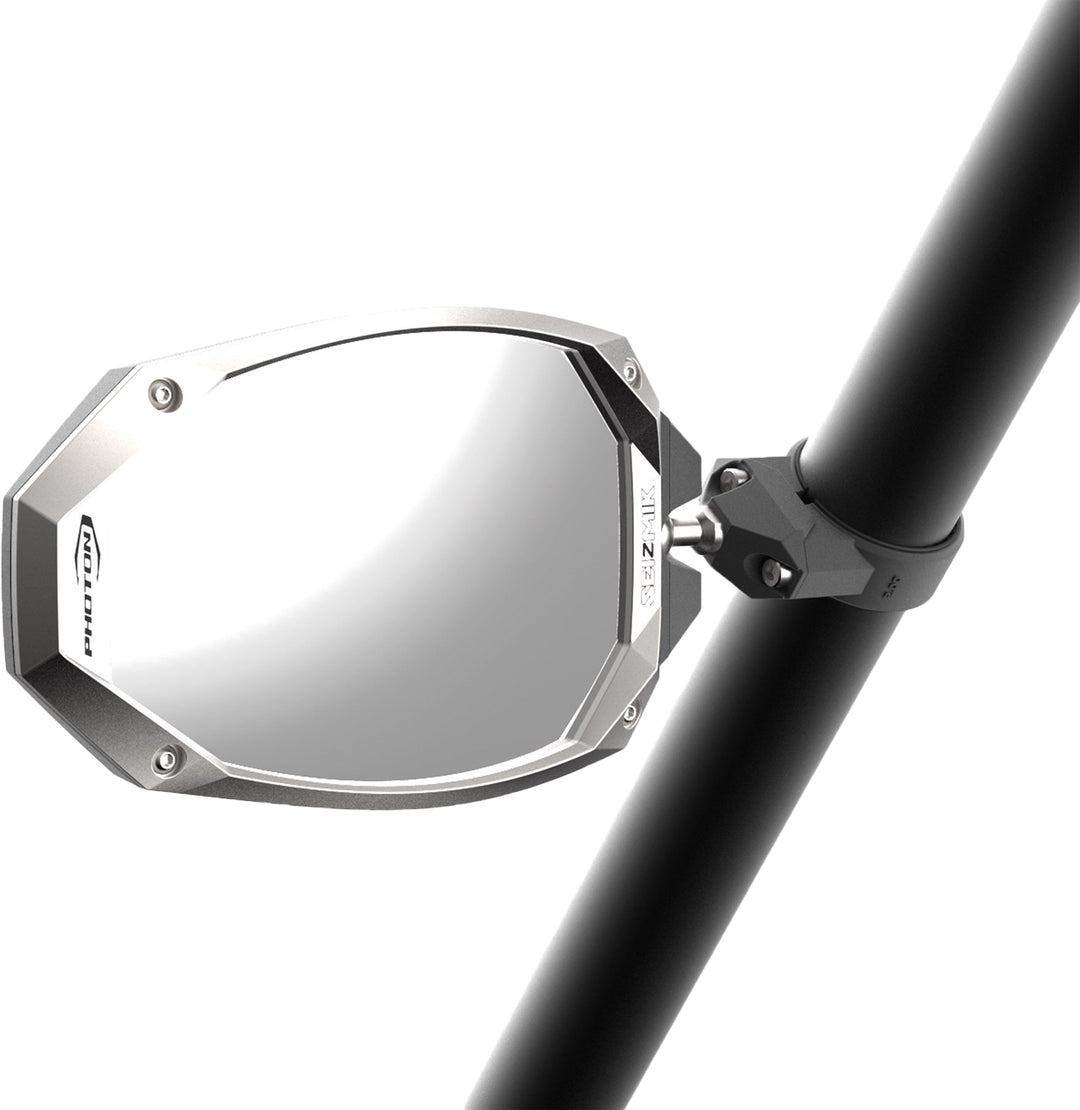 Seizmik Photon Side Mirrors - Cast Aluminum Pair - 1.75 in Roll Bar / RZR non-Pro