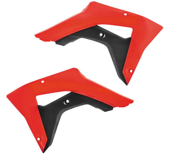 Acerbis Radiator Shroud - 17-21 Hon CRF250RX/450L/RX/X - Red/Blk