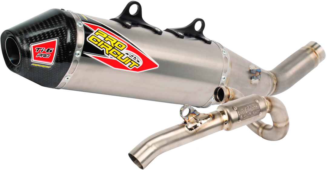 Pro Circuit Ti-6 Pro Titanium Full System with Carbon Cap - Triumph TF250-X 2024-2026
