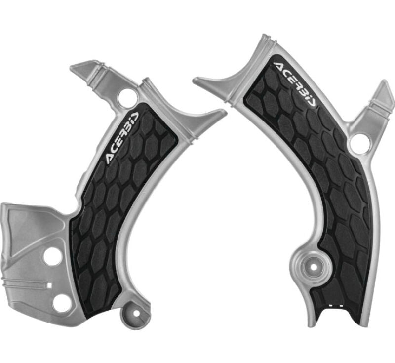 Acerbis X-Grip Frame Guards - 16-19 Yam YZ-F/WR-F 250/450 - S/Bk