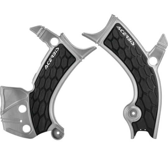 Acerbis X-Grip Frame Guards - 16-19 Yam YZ-F/WR-F 250/450 - S/Bk
