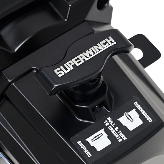 Superwinch SX10SR Synthetic Rope Winch - Semi Gloss Black