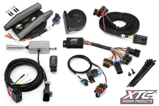 XTC Self-Canceling Turn Signal Kit with Billet Lever, Horn and X-LITE DRL - Polaris - Ranger XP 1000 Non-Ride Command 2019-2024
