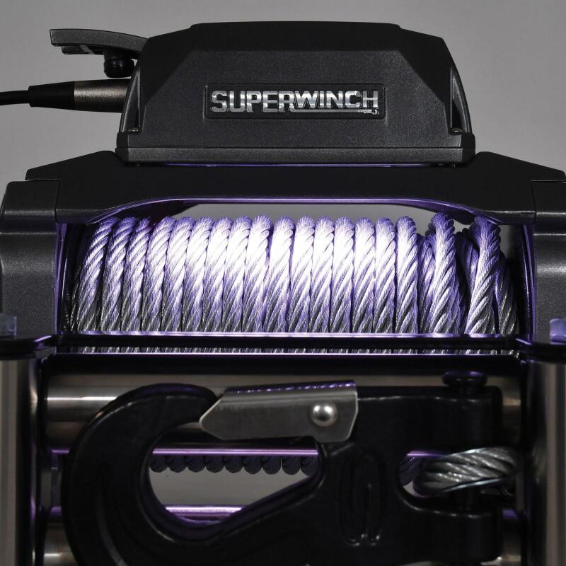 Superwinch SX 12000 Wire Rope Winch - 12,000 lb - Graphite