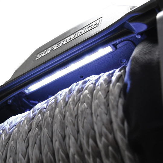 Superwinch SX 12000SR Synthetic Rope Winch - 12,000 lb - Graphite