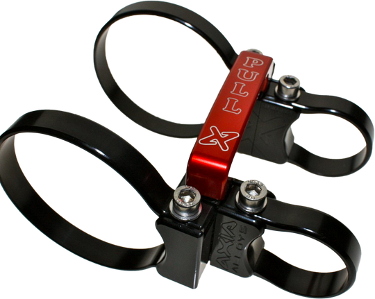Axia Alloys Quick Release Fire Extinguisher Mount with Bottle Clamps - 3.0 in Bottle Clamps - Black
