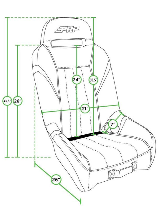PRP Seats PRP GT/S.E. Suspension Seats Kit for Can-Am Maverick X3 (Pair) - Black & Gray