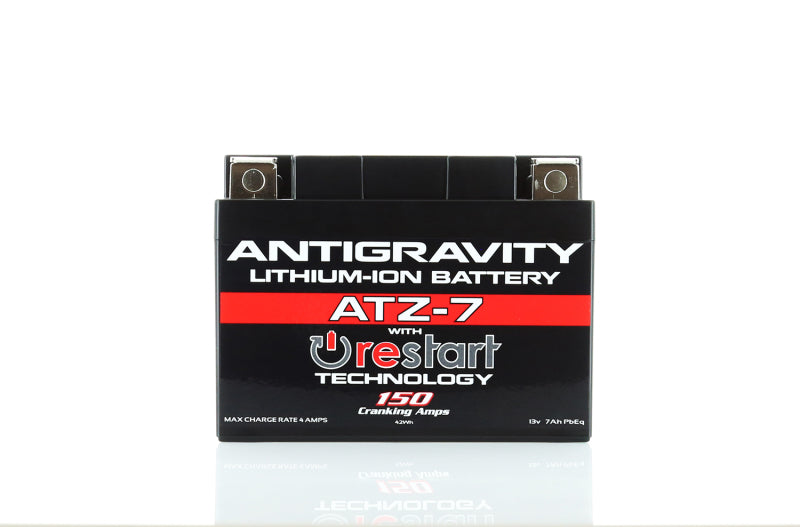 Antigravity YTZ7 Lithium Battery w/ Re-Start AG-ATZ7-RS